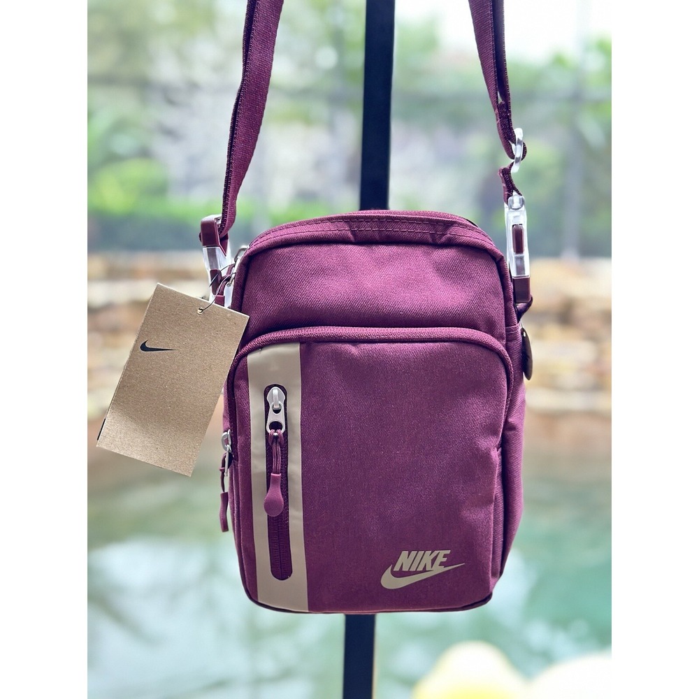 Nike Elemental Premium Crossbody Bag DN2557-681 4L Red Adjustable Strap
